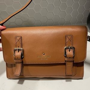 Camel brown Kate Spade Crossbody/Clutch convertible purse